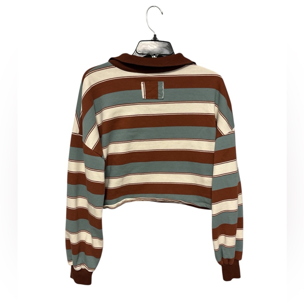 ee:some cropped rugby-style pullover Women’s Size: Medium 
NWOT - Picture 2 of 3